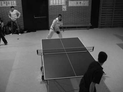 torneos de ping pong en el centro